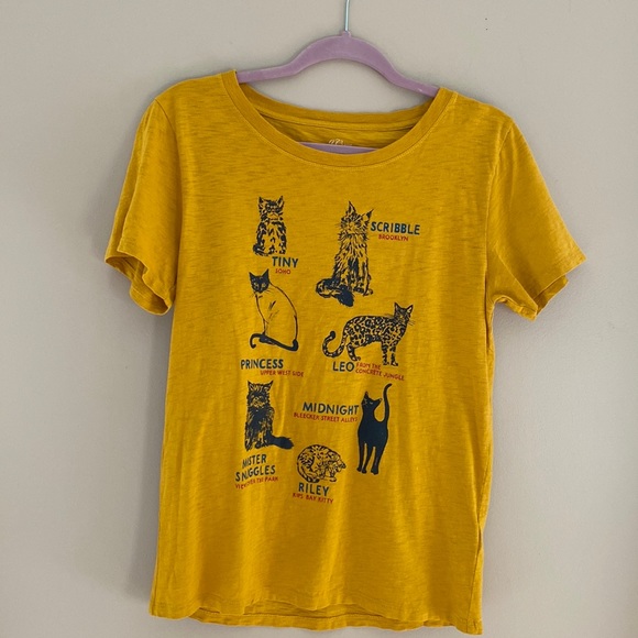 Mustard size M J Crew t shirt - Picture 1 of 3